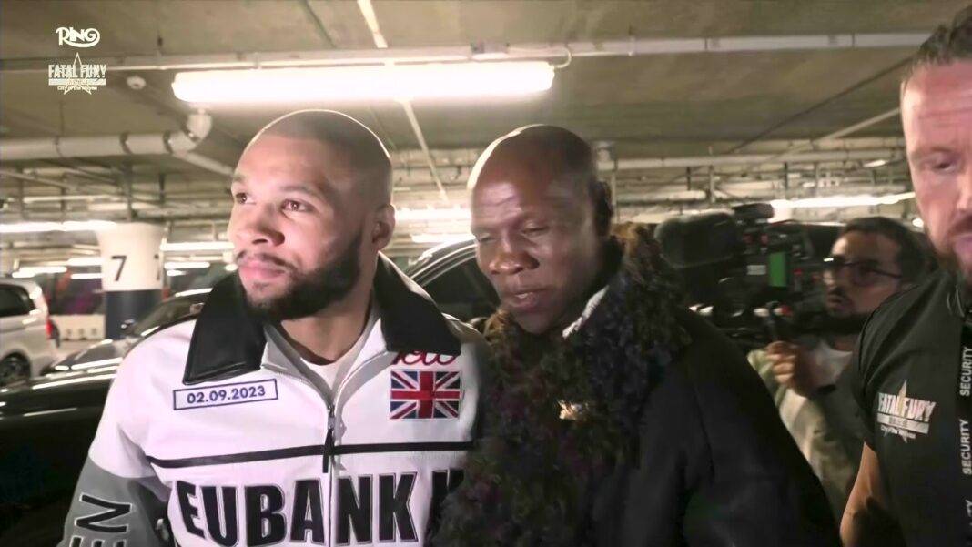 Chris Eubank Sr makes huge U-turn on ‘disgrace’ comments as he arrives at son’s Conor Benn fight