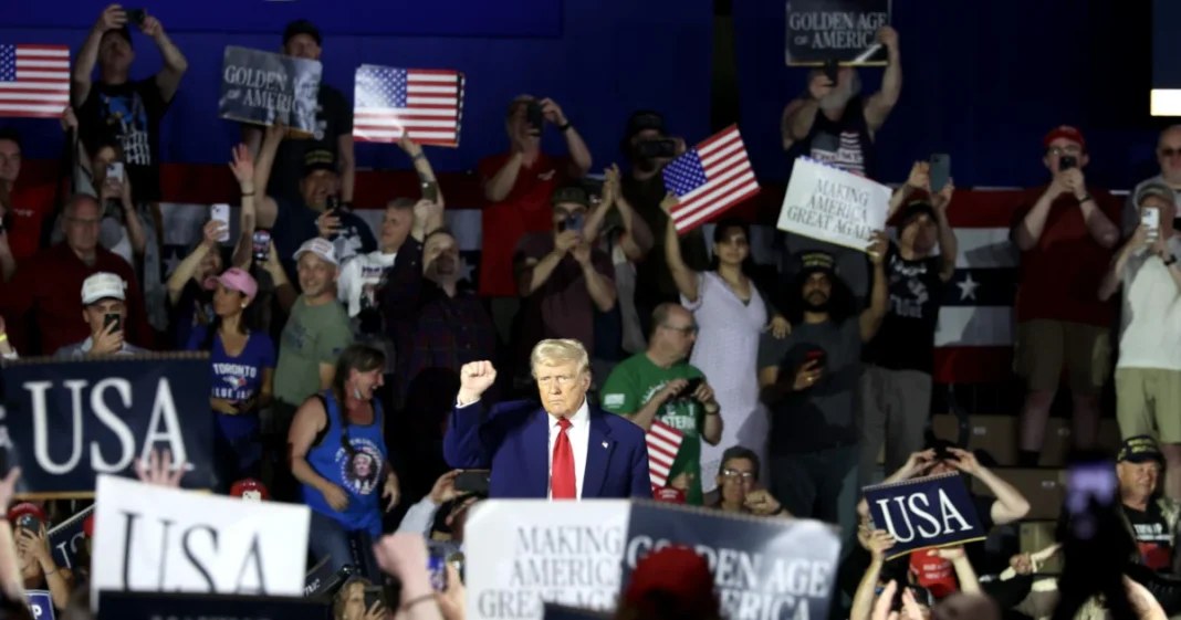 Trump Celebrates 100 Days in Office With Michigan Auto Workers