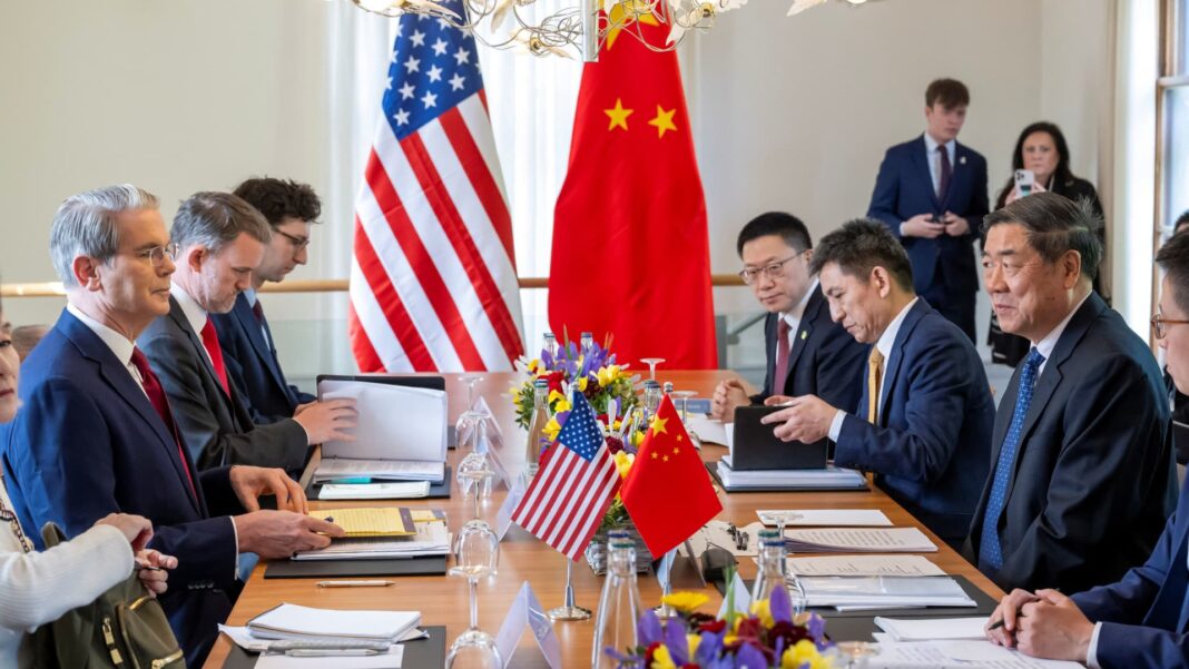 China says U.S. chip warning hurts trade talks