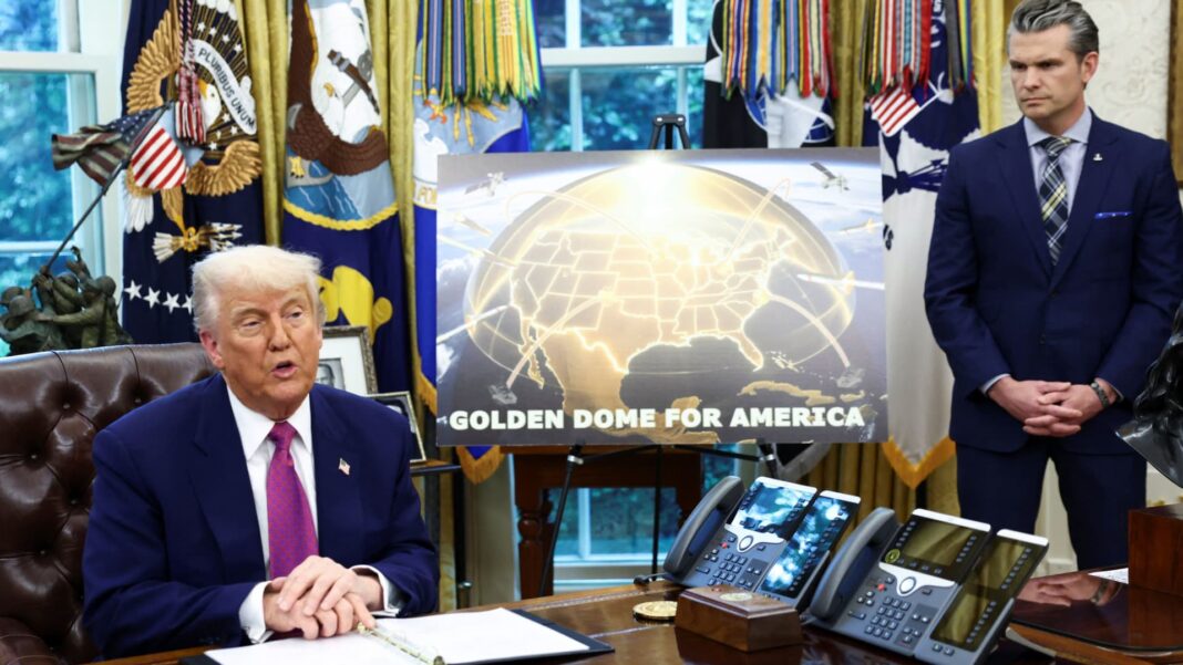 Trump rolls out ‘Golden Dome’ missile defense system plan