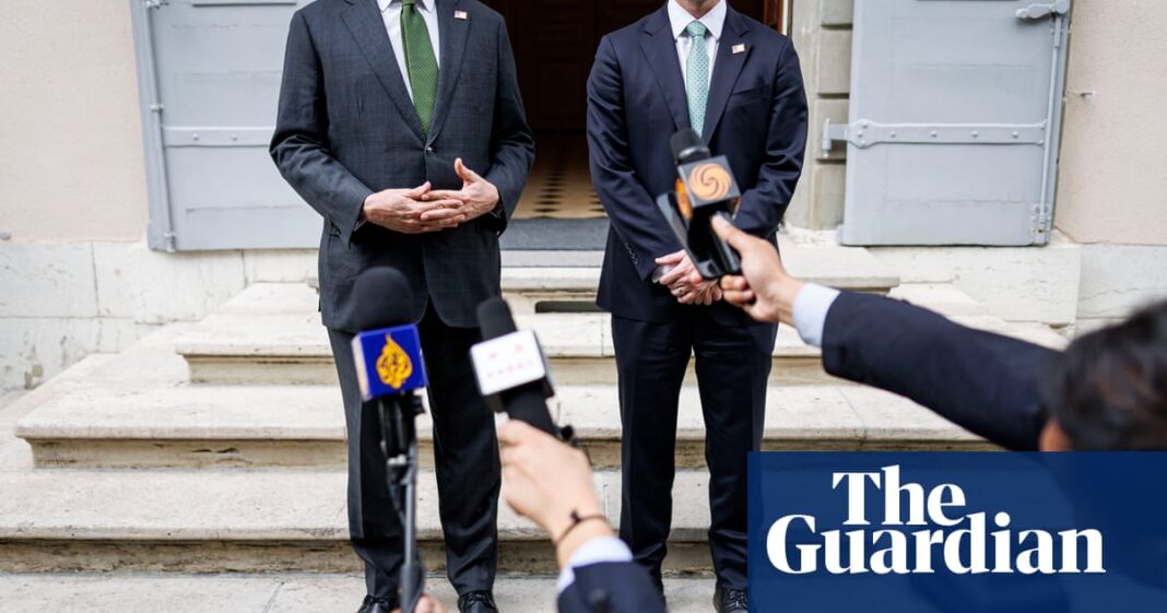 White House claims China trade deal reached after ‘productive’ Geneva talks | US news