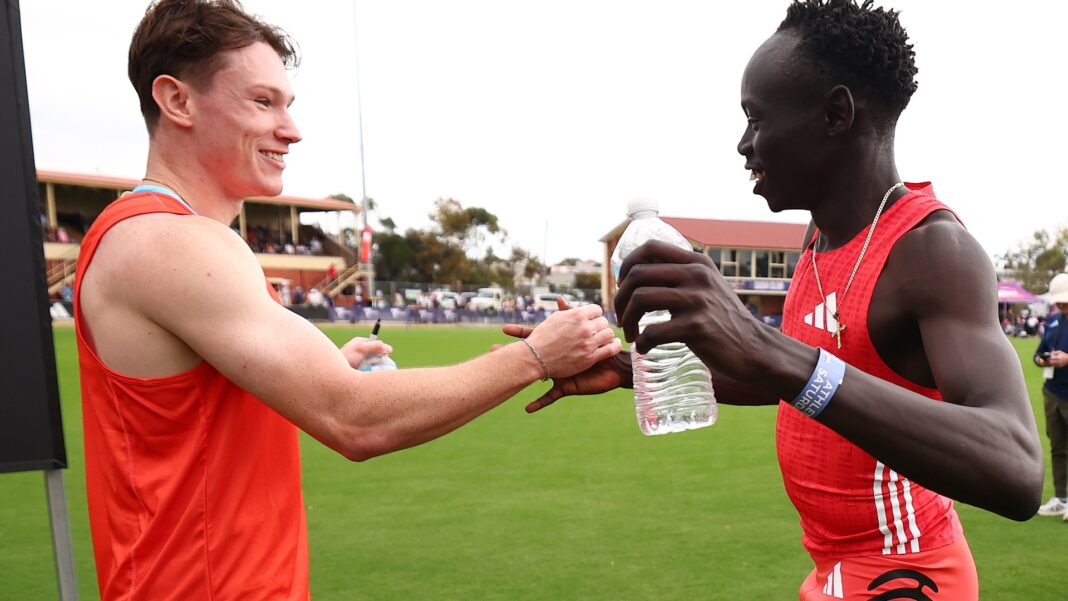 ‘Better competition there’ – Gout Gout’s rival forced to defend him over accusations of ‘ducking’