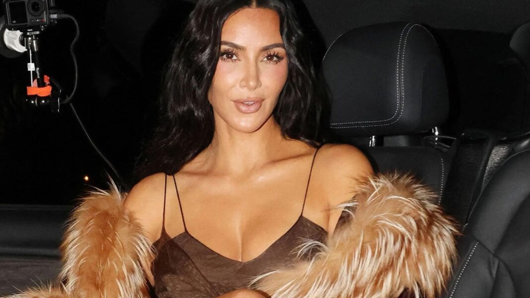 Kim Kardashian, 44, wows in tiny dress as she enjoys meal out in Paris after giving evidence at gem raid trial