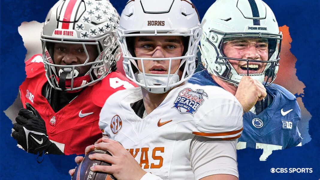College football rankings: Ohio State, Texas, Penn State lead post-spring top 25 ahead of 2025 season