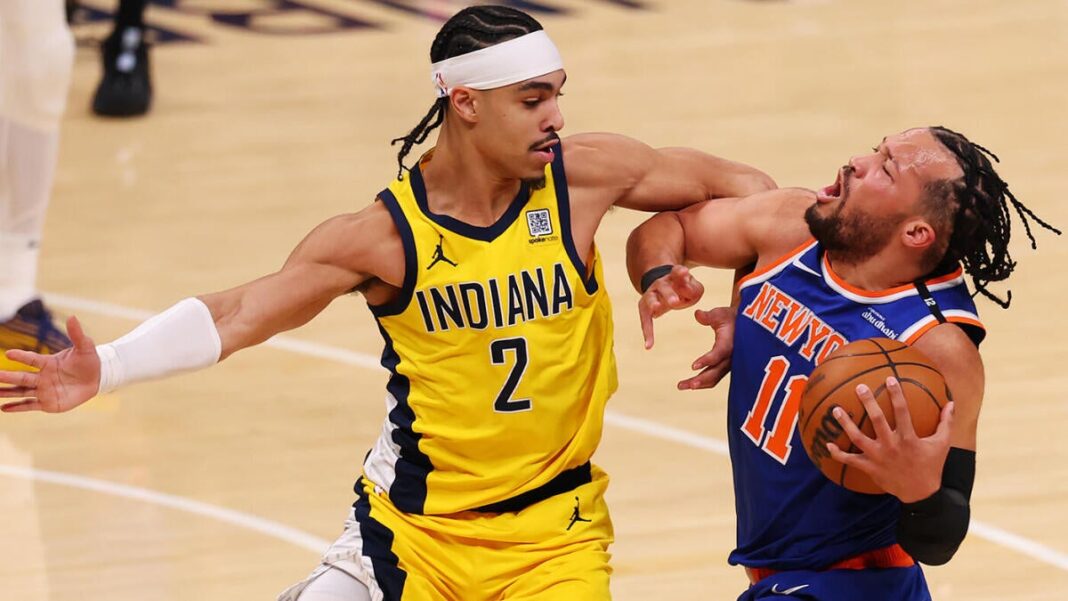Andrew Nembhard gave Jalen Brunson hell, and gave the Pacers exactly what they needed at just the right time