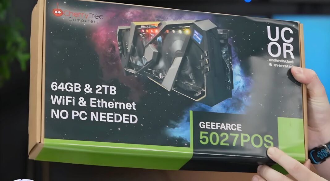 The GeeFarce 5027 POS is a PC disguised as a graphics card