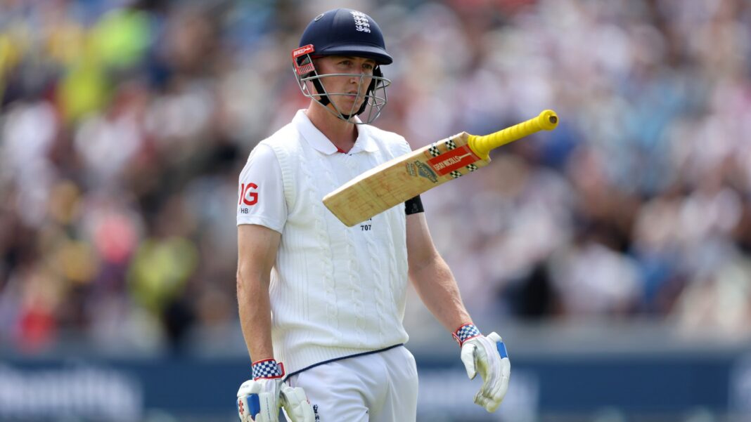 No quiet on the Western Terrace as Harry Brook fires England back from the brink