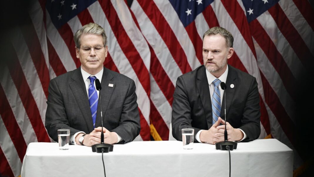 U.S.-China tariff pause not set, say Bessent, Greer