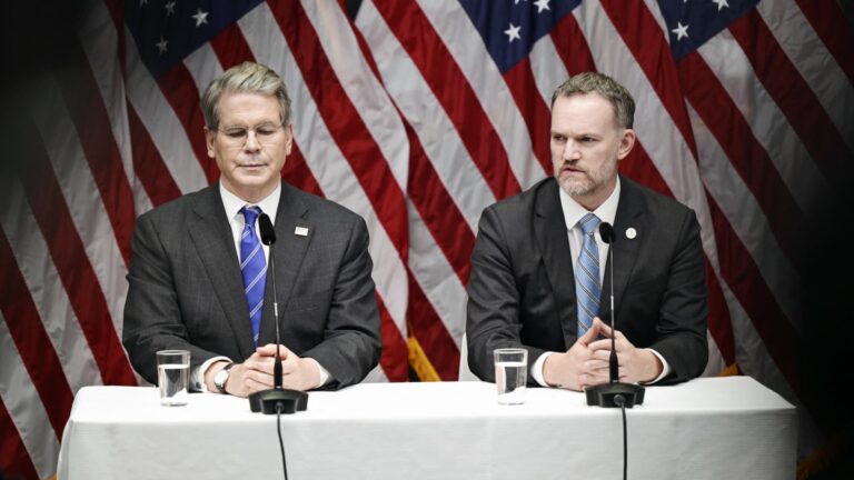 U.S.-China tariff pause not set, say Bessent, Greer