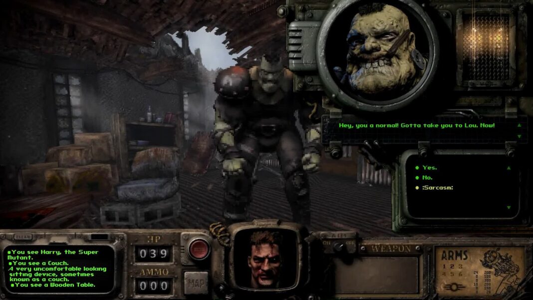 This 3D conversion of Fallout 1 using GZDoom can have all my money right now