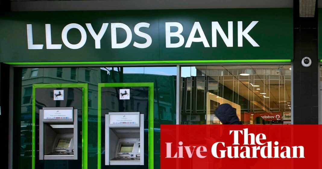 Lloyds flags UK economy ‘deterioration’; Elon Musk warns ‘rough quarters’ ahead for Tesla – business live | Business