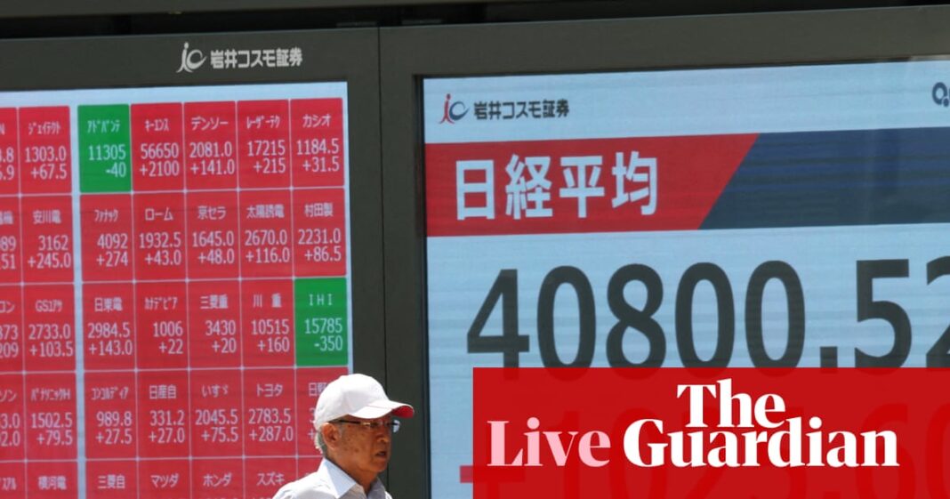 FTSE 100 hits record high as US-Japan trade deal cheers markets – business live | Business