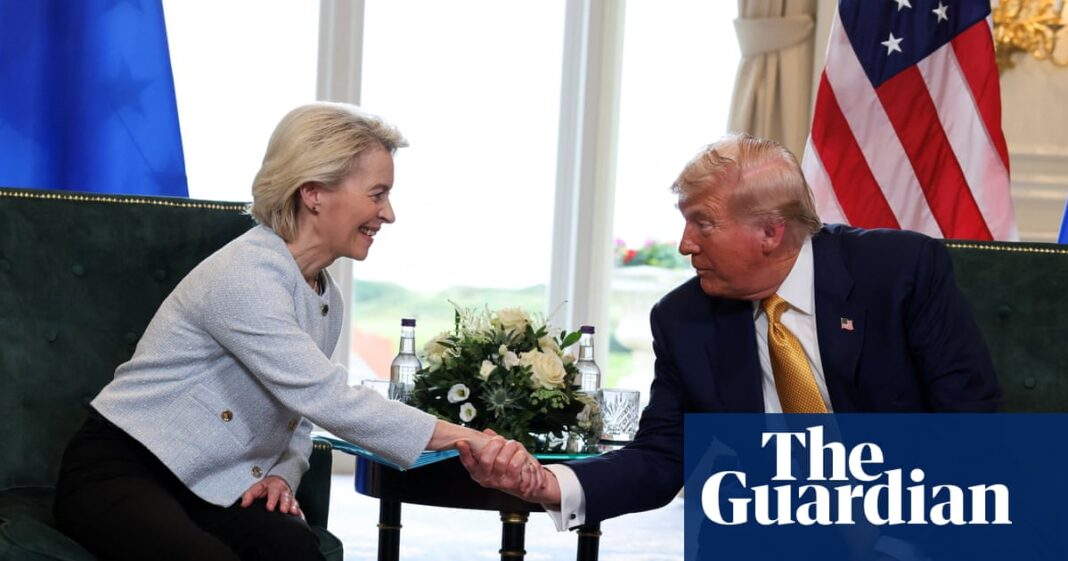 Trump and von der Leyen announce US-EU trade deal | Trump tariffs
