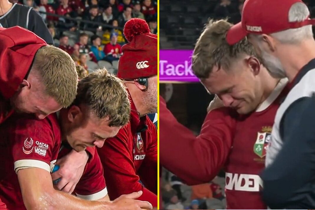 Lions star in floods of tears as second Test audition lasts just 16 minutes despite scoring try