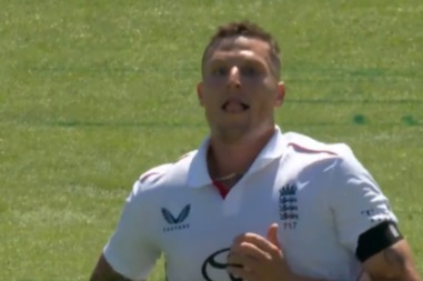‘I did it better’ – Darren Gough reacts as England star copies signature move against India