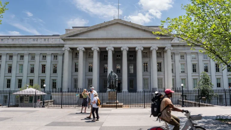 Man Arrested at US Treasury Building After Climbing Gate, Agency Says