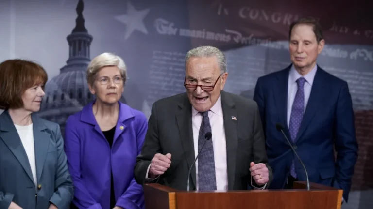 LIVE NOW: Schumer, Senate Democrats Discuss the Effects of Trump’s Tariffs