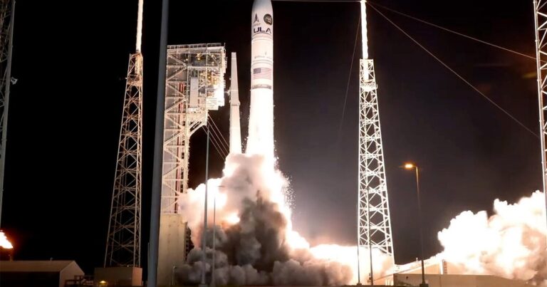 United Launch Alliance’s new Vulcan rocket blasts off on first Space Force-sanctioned flight