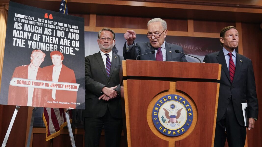 Jeffrey Epstein files sought from Trump admin by Democrats