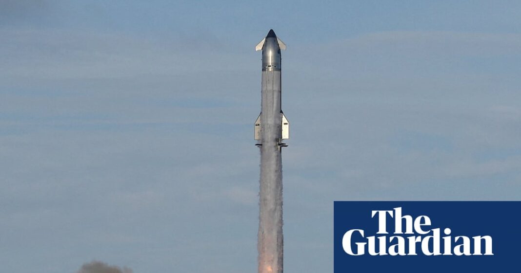 SpaceX’s Starship finally launches for test flight after setbacks – video | SpaceX