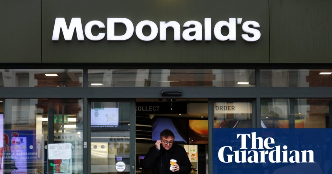 McDonald’s UK arm cut Children in Need giving despite jump in profits | McDonald’s