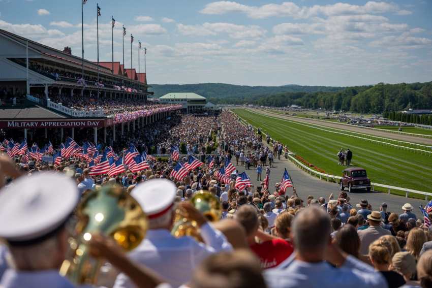 Saratoga Race Course In New York Celebrates Military Heroes on Special Appreciation Day – A Must-Visit for Veterans and Tourism Enthusiasts Alike
