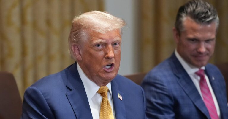 Trump says 2 nuclear subs to be positioned in “appropriate regions” after former Russian president’s remark