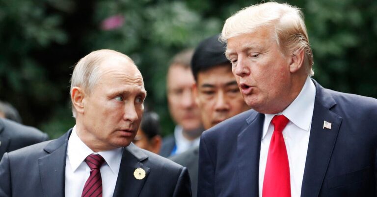Trump says there’s a “good chance” he’ll meet with Putin and Zelenskyy as Russia sanction deadline looms