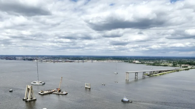 Cargo Ship Catches Fire Near Baltimore Harbor