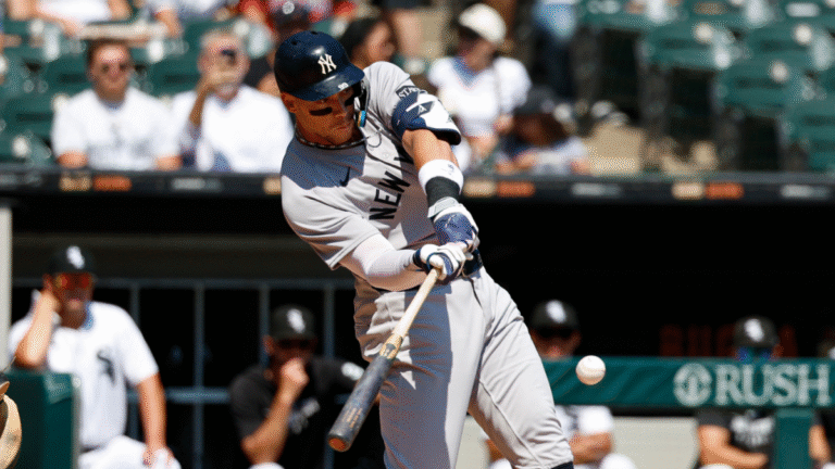 WATCH: Aaron Judge ties Yogi Berra on Yankees’ all-time home run list with career homer No. 358