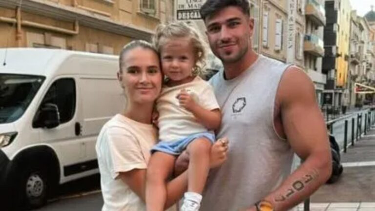 Molly Mae takes private jet with daughter Bambi to surprise Tommy Fury in France after moaning about ‘funless summer’