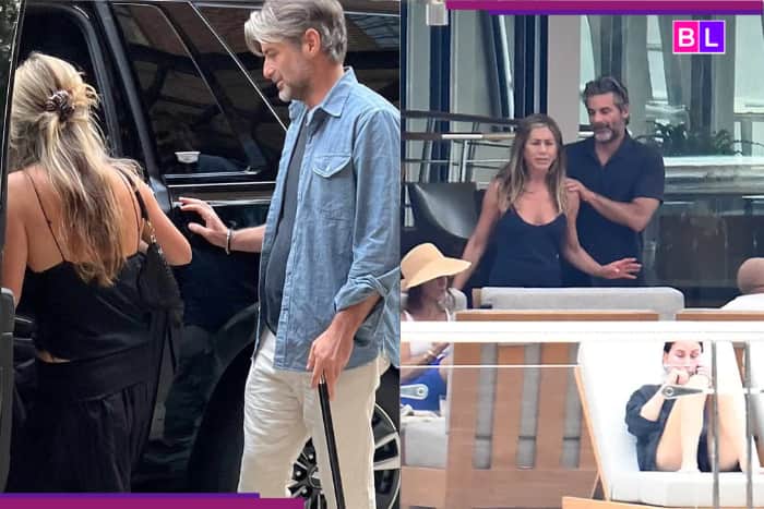 Jennifer Aniston and Jim Curtis step out for a double date with…