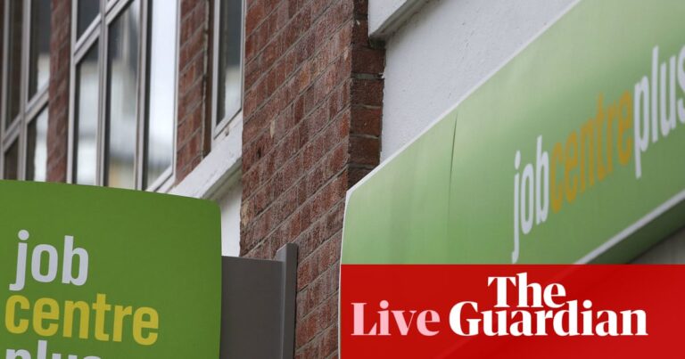 UK wage growth slows as jobs market cools; Jaguar Land Rover production shutdown extended until next week – business live | Business