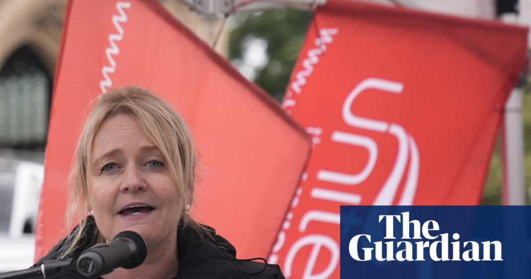 Unite’s Sharon Graham: ‘Labour has one year to get it right. Farage is on their tail’ | Trade unions