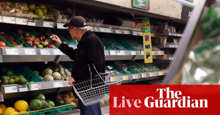 UK overall inflation remains at 3.8% in August, but food price growth climbs for fifth month in a row – business live | Business