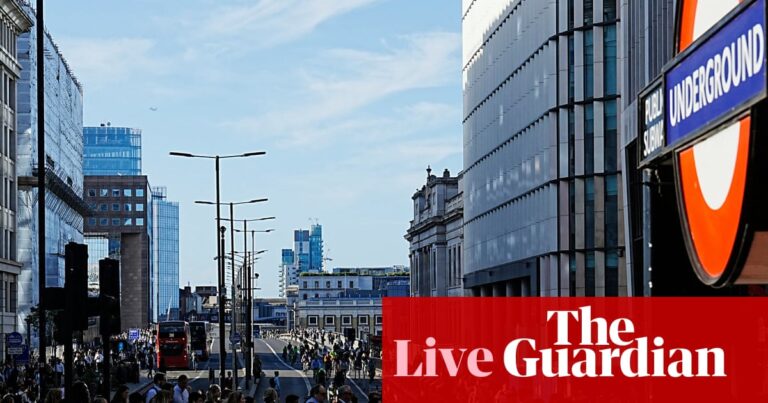 Commuter misery as London tube network shut; oil prices climb and gold breaks through $3,600 – business live | Business
