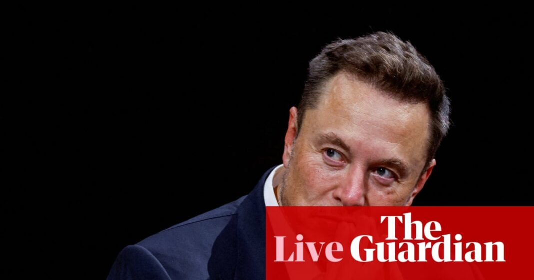 Tesla proposes $1tn pay package for Elon Musk; markets brace for US jobs report – business live | Business