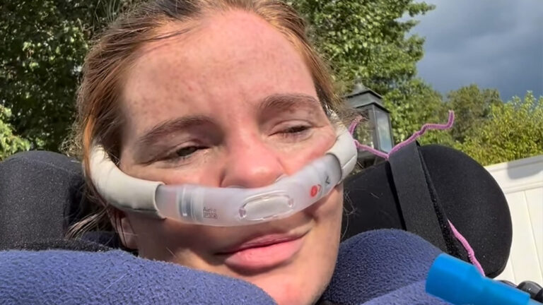 Influencer Brooke Eby, 36, chokes back tears as she reveals she’s ‘very terminal’ and close to death in health battle