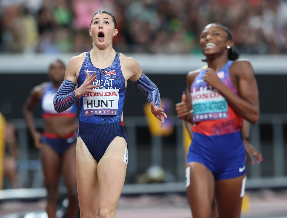 Brit star Amy Hunt in shock after self-proclaimed ‘sexy and aggressive’ silver medal