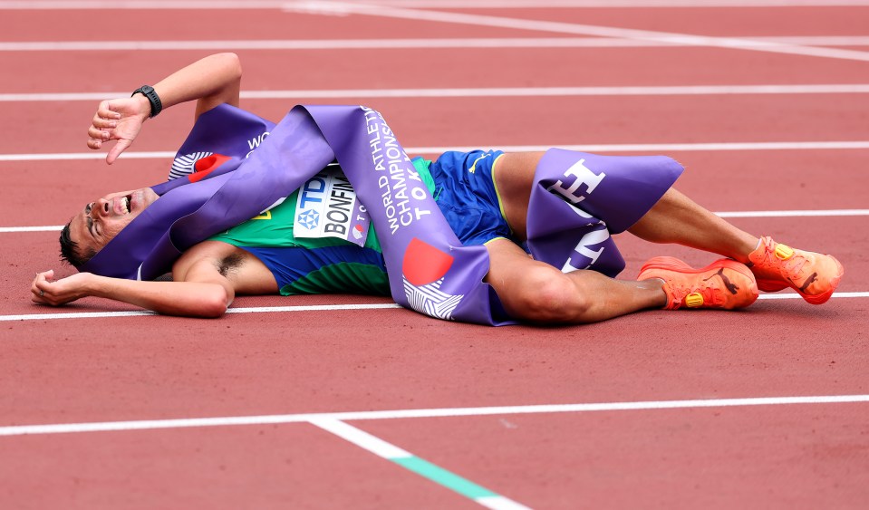 World Athletics Championship gold medal winner risks wife wrath after bizarre incident in race