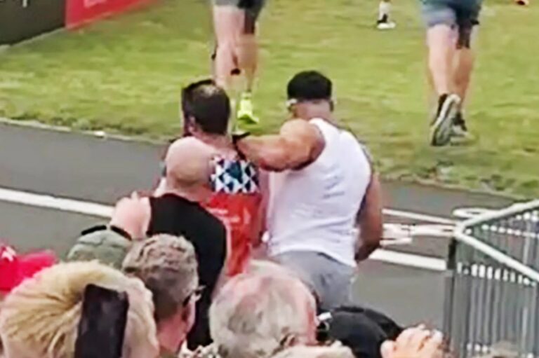 Jogger shoved by Tommy Fury in the Great North Run has challenged him to a race