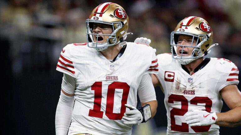 49ers’ Mac Jones looks like perfect fit in Kyle Shanahan’s offense while filling in for injured Brock Purdy