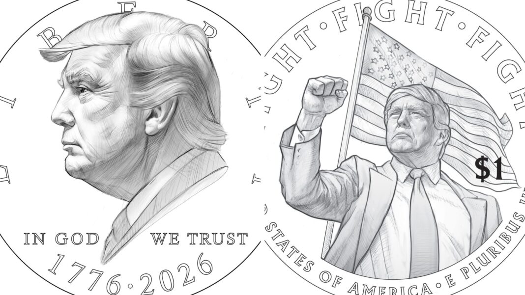 Trump face coin considered for U.S. anniversary: Treasury