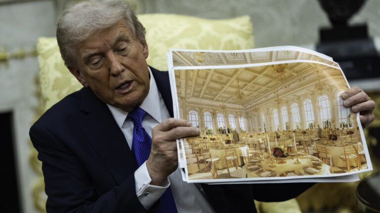 Trump White House ballroom financed by Big Tech and these other corporate donors