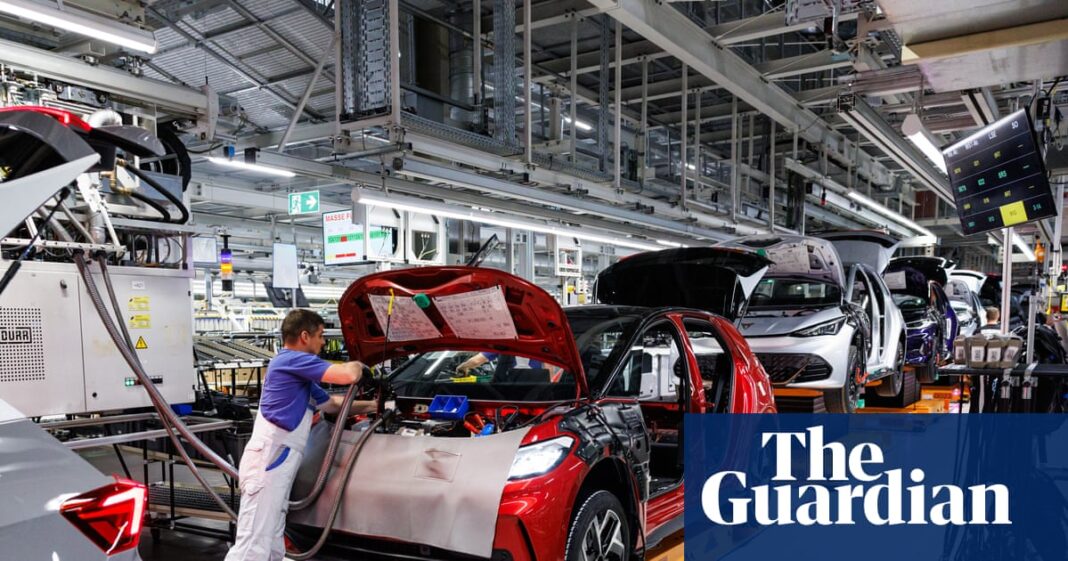 EU carmakers ‘days away’ from factories halting work in chip war with China | Automotive industry