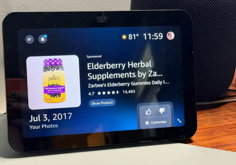 Echo Show users say Amazon's smart displays are starting to feel like billboards