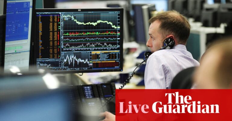 UK’s FTSE 100 share index hits record high as investors shrug off US government shutdown – business live | Business