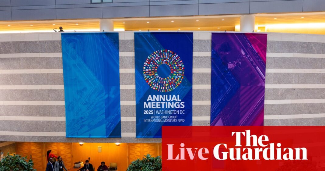 Rachel Reeves to pitch UK as ‘beacon of stability and growth’ at IMF; UK bankers to get bonuses faster – business live | Business