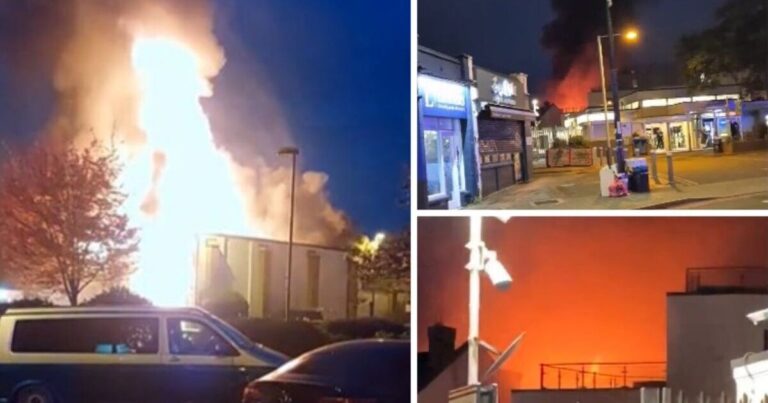 Forest Hill fire: Huge blaze erupts near station as emergency services rush to scene | UK | News