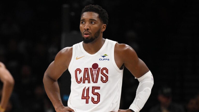 Cavaliers vs. Nets game interrupted after fan enters court, rushes towards Donovan Mitchell